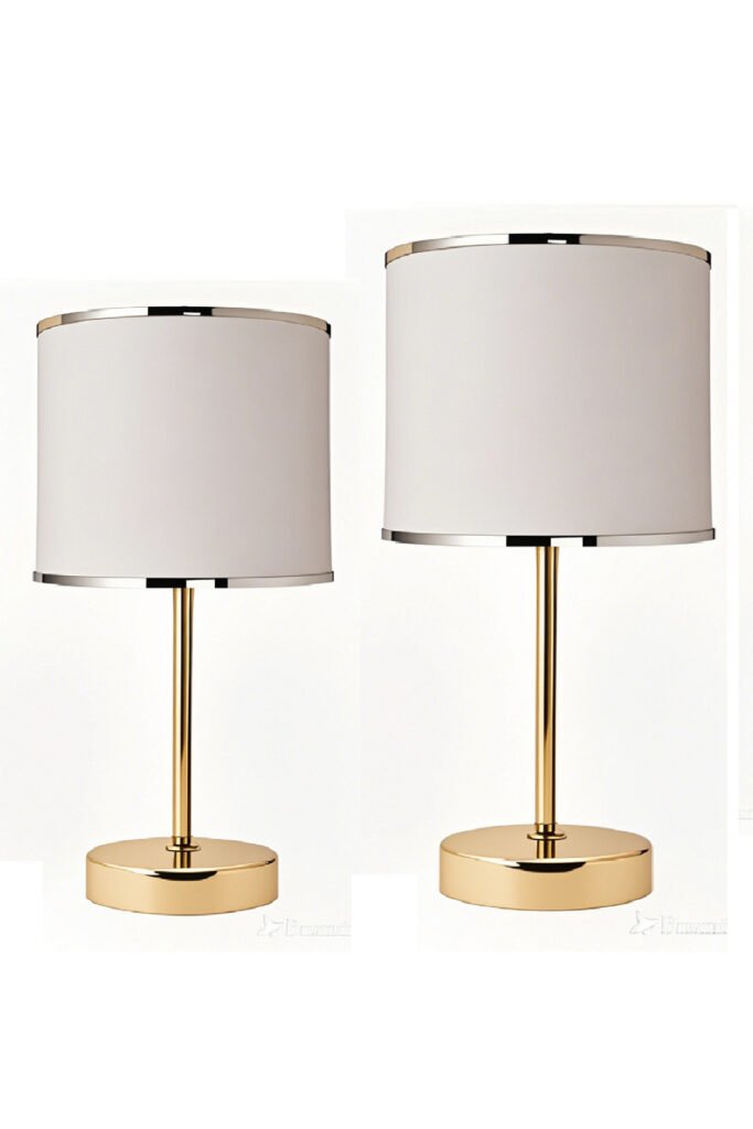 2 adet masa abajuru gece lambası deoratif aydınlama